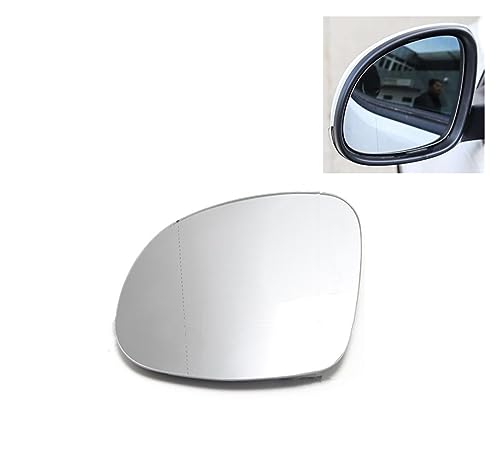 Spiegelglas Für VW Für Tiguan 2010 2011 2012-2018 Ersetzen Auto Seite Spiegel Reflektierende Objektiv Rückspiegel Linsen Glas Mit Heizung Außenspiegel (Größe : Left Side) von mhbh