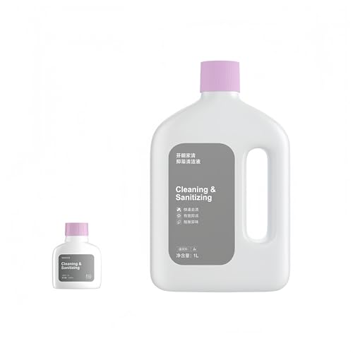 1 L Elementare Reinigungsflüssigkeit For Den Täglichen Gebrauch + 200 Ml Nachfüllpackung Als Bonus, Kompatibel Mit Xiaomi M40 H40 Kehrrobotern, Konzentrierte Formel For Hartböden von mhddhd