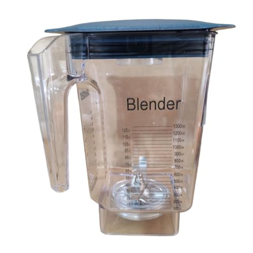 90oz Mixerbehälter mit Klinge, kompatibel mit Blendtec ES3 570 575 625 725 800 885. Ersatz-Mixbehälter von Wild Side, 1300 ml von mhddhd