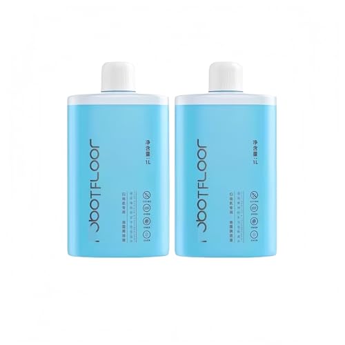 Bodenreinigungslösung, 1-Liter-Flasche * 2, Kompatibel Mit Roborock-Roboterstaubsaugern, Speziell Entwickelt For Die Modelle P20 Ultra Und P20 Plus von mhddhd