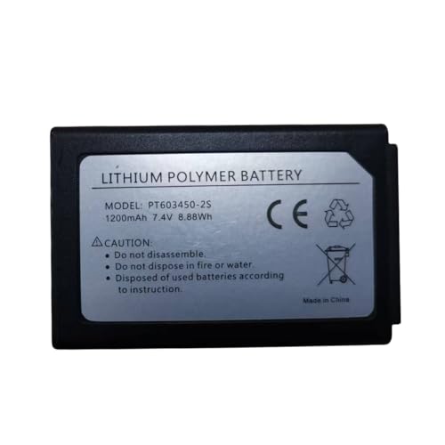 DT-9880 Wärmebildkamera-Akku PT603450-2S – 7,4 V, 1200 mAh, 8,88 Wh, Ersatzpack (für den Einsatz in Industriegeräten) von mhddhd