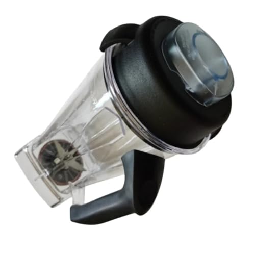 Ersatz-Mixbecher, kompatibel mit Vitamix 5200 VM0109 TNC5200s 6300 – Kompatibler Mixerbehälter mit Edelstahlklinge, BPA-frei, spülmaschinenfest, Zubehör for Smoothie-Maschinen von mhddhd