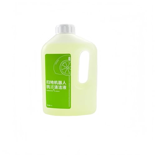 Reinigungslösung, 1-Liter-Flasche, Kompatibel Mit ECOVACS Robot T50 T80 X5 PRO X8 X9-Serie, Schaumarme Reinigungsflüssigkeit For Hartböden For Roboterstaubsauger von mhddhd