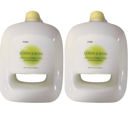 mhddhd 930 ml x 2er-Pack Flüssigkeit, kompatibel mit Narwal Freo X Ultra der Flüssiglösung des Roboterreinigers – Zitronenduft, Effizienzkonzentrat, sicher for alle Bodenarten von mhddhd