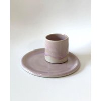 Keramikbecher Mit Teller, Kaffeeset, Keramikset, Kaffeetasse Keramikgeschirr Keramikbecher Mit Teller, Kaffeeset, Keramikset, Kaffeetasse Keramikgeschirr von miakkeramik