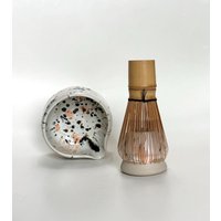 Matcha-Set , Matcha Mixing Bowl Und Chasenhalter von miakkeramik