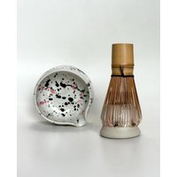 Matcha-Set , Matcha Mixing Bowl Und Chasenhalter von miakkeramik