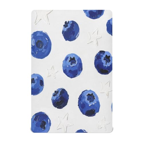 Blueberry Star Musselin-Matratzenbezug für Kinderbettmatratze, 132 x 71 cm, sábanas para cuna de ni?a von miaozhen