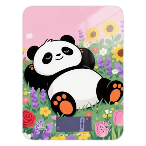 Leicht zu reinigende Lebensmittelwaage, klein, 5 kg/5 g, Blumen-Panda-Farbwaage, die in Gramm wiegt, mit 4 Einheiten für Seifenherstellung, Seife, Diät (Batterien nicht im Lieferumfang enthalten Leicht zu reinigende Lebensmittelwaage, klein, 5 kg/5 g, Blumen-Panda-Farbwaage, die in Gramm wiegt, mit 4 Einheiten für Seifenherstellung, Seife, Diät (Batterien nicht im Lieferumfang enthalten von miaozhen