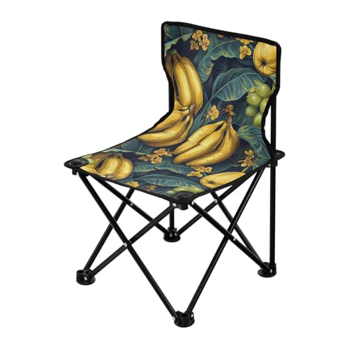 Yummy Bananas Muster Gelb Herbst verstaubare Campingstühle für Erwachsene Ultraleichte Rasenstühle mit Tragetasche Yummy Bananas Muster Gelb Herbst verstaubare Campingstühle für Erwachsene Ultraleichte Rasenstühle mit Tragetasche von miaozhen