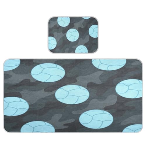 miaozhen Kühlende Baby-Kind-Matratze, 71,1 x 132,1 cm, waschbar, Cartoon-Bälle, Camouflage, Blau, Bettauflagen für Erwachsene für Kinder, Erwachsene miaozhen Kühlende Baby-Kind-Matratze, 71,1 x 132,1 cm, waschbar, Cartoon-Bälle, Camouflage, Blau, Bettauflagen für Erwachsene für Kinder, Erwachsene von miaozhen