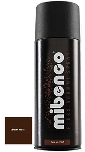 mibenco Flüssiggummi Spray braun matt - 400 ml von mibenco