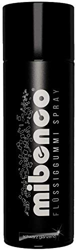 mibenco Flüssiggummi SpraySprühfolie Schwarz Matt 400 ml von mibenco