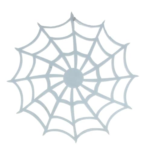mica Living Platzdecke - Spinnennetz - aus Filz - Ø = ca. 35 cm - weiß Halloween Deko von mica Living