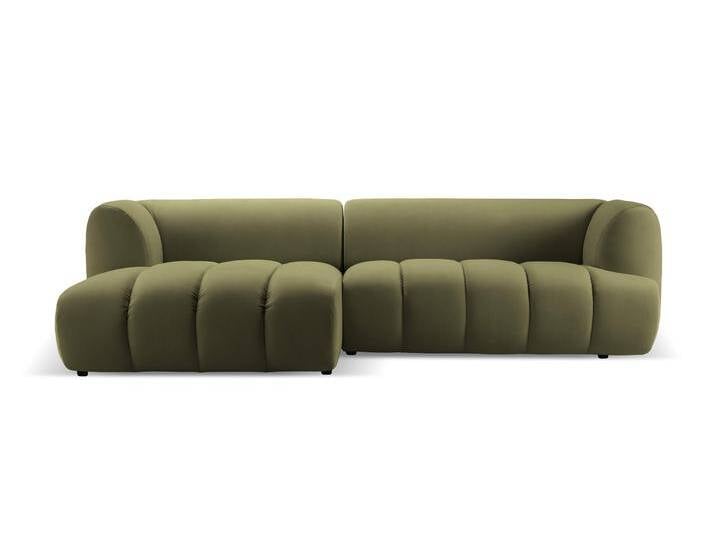 Micadoni 4-Sitzer-Ecksofa Harry links aus Samt Grün Samt 260x72x160 cm NADUVI Micadoni 4-Sitzer-Ecksofa Harry links aus Samt Grün Samt 260x72x160 cm NADUVI von micadoni