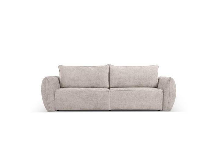 Micadoni AUSKLAPPBARES-SOFA, Beige, 3-Sitzer, 97x91x244 cm, Hergestellt in Europa, OEKO-TEX®, Wohnzimmer, Sofas & Couches, Schlafsofas von micadoni