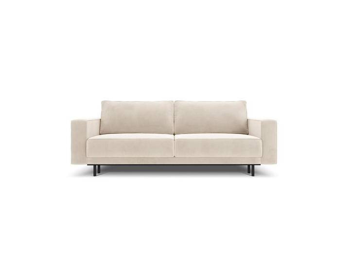 Micadoni AUSKLAPPBARES-SOFA, Beige, 3-Sitzer, 97x93x236 cm, Hergestellt in Europa, OEKO-TEX®, Wohnzimmer, Sofas & Couches, Schlafsofas von micadoni