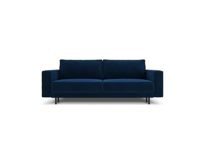 Micadoni AUSKLAPPBARES-SOFA, Blau, 3-Sitzer, 97x93x236 cm, Hergestellt in Europa, OEKO-TEX®, Wohnzimmer, Sofas & Couches, Schlafsofas von micadoni