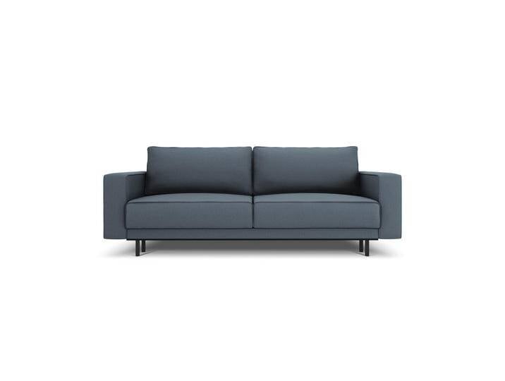 Micadoni AUSKLAPPBARES-SOFA, Blau, 3-Sitzer, 97x93x236 cm, Hergestellt in Europa, Wohnzimmer, Sofas & Couches, Schlafsofas von micadoni