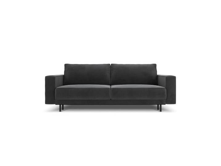 Micadoni AUSKLAPPBARES-SOFA, Grau, 3-Sitzer, 97x93x236 cm, Hergestellt in Europa, OEKO-TEX®, Wohnzimmer, Sofas & Couches, Schlafsofas von micadoni