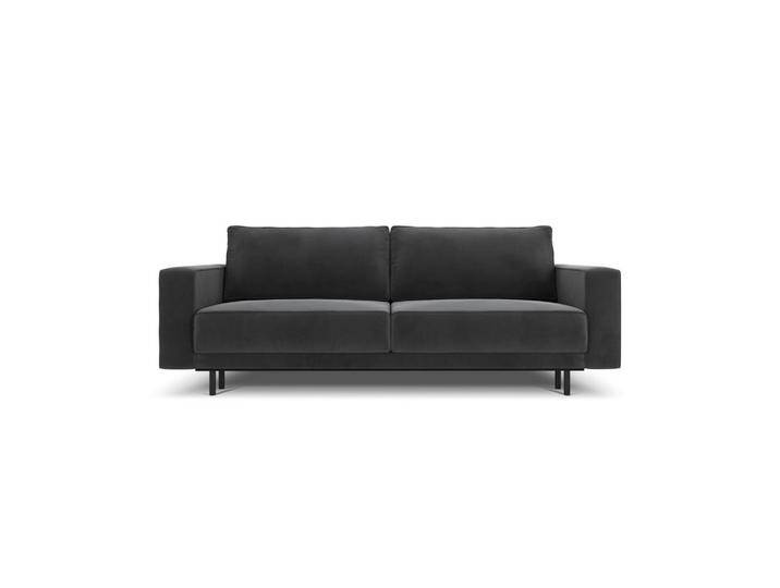 Micadoni AUSKLAPPBARES-SOFA, Grau, 3-Sitzer, 97x93x236 cm, Hergestellt in Europa, OEKO-TEX®, Wohnzimmer, Sofas & Couches, Schlafsofas von micadoni