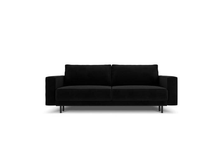 Micadoni AUSKLAPPBARES-SOFA, Schwarz, 3-Sitzer, 97x93x236 cm, Hergestellt in Europa, OEKO-TEX®, Wohnzimmer, Sofas & Couches, Schlafsofas von micadoni