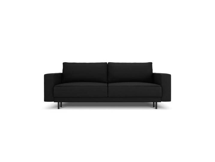 Micadoni AUSKLAPPBARES-SOFA, Schwarz, 3-Sitzer, 97x93x236 cm, Hergestellt in Europa, Wohnzimmer, Sofas & Couches, Schlafsofas von micadoni