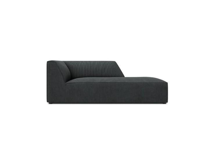 Micadoni CHAISELONGUE, Schwarz, 93x69x180 cm, Hergestellt in Europa, OEKO-TEX®, Wohnzimmer, Sessel, Relaxliegen von micadoni
