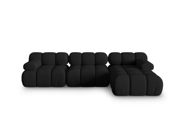 Micadoni Ecksofa Bellis, modular 4-Sitzer, schwarz, Schwarz Micadoni Ecksofa Bellis, modular 4-Sitzer, schwarz, Schwarz von micadoni