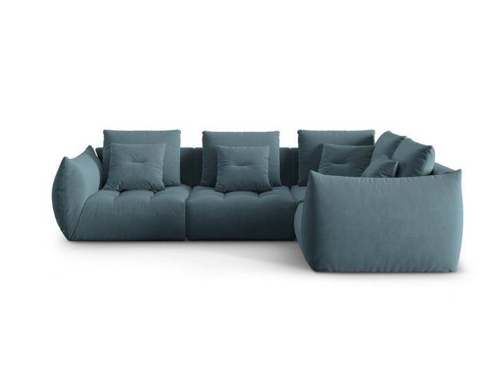 Micadoni Ecksofa Bloom, 4-Sitzer, blau, Pastellblau Micadoni Ecksofa Bloom, 4-Sitzer, blau, Pastellblau von micadoni