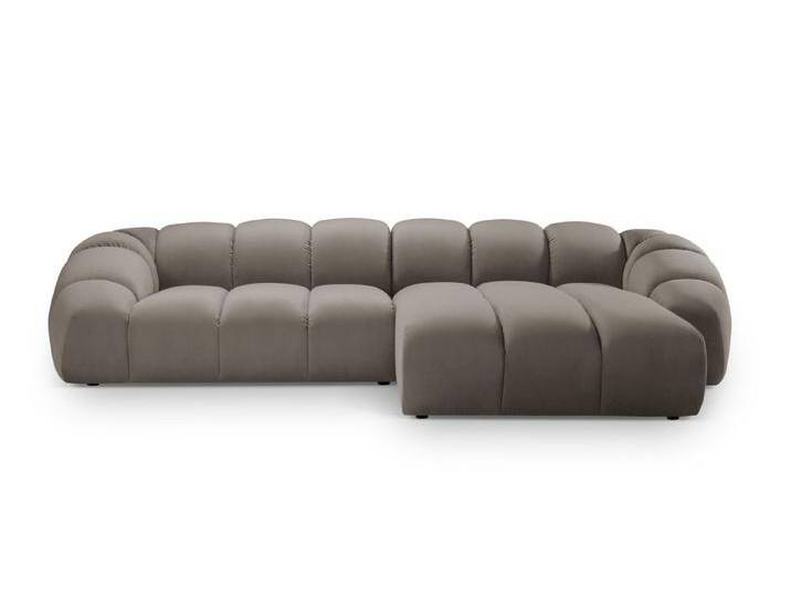 Micadoni Ecksofa Diana, 4-Sitzer, braun grau, Grau Braun von micadoni