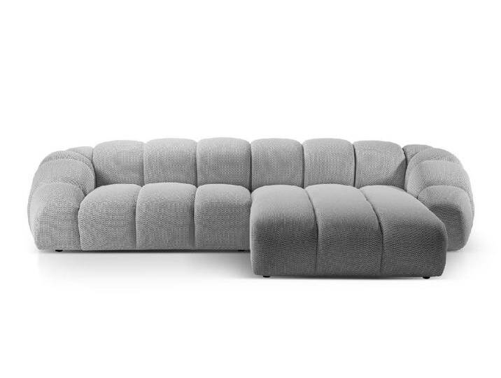 Micadoni Ecksofa Diana, 4-Sitzer, silberfarben, Silber von micadoni