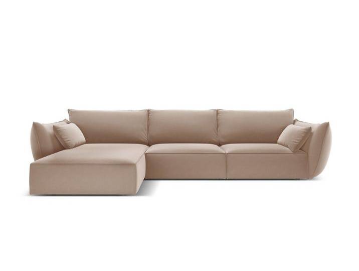 Micadoni Ecksofa Kaelle, 4-Sitzer, beige, Beige von micadoni