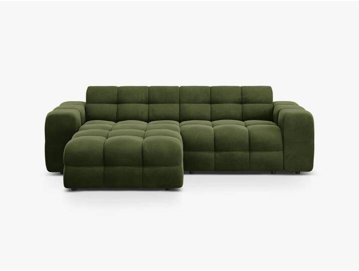 Micadoni Ecksofa Kendal, 4-Sitzer, grün, Armeegrün von micadoni