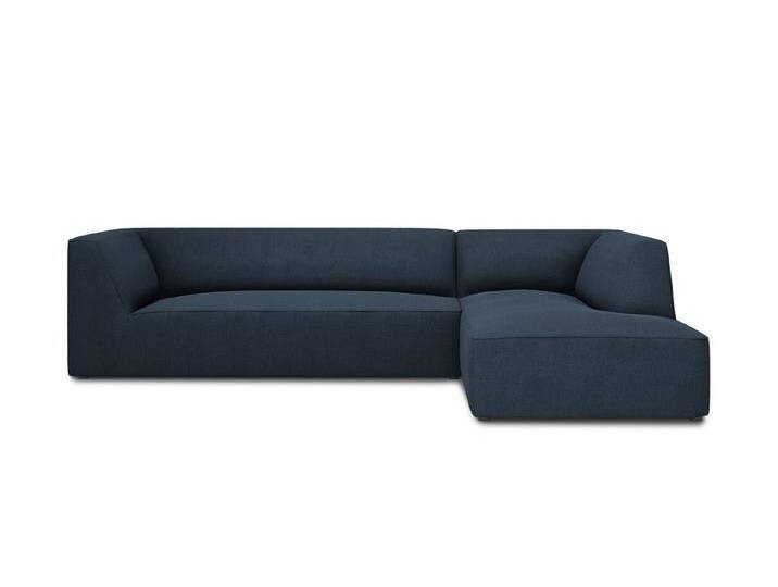 Micadoni Ecksofa Ruby, 4-Sitzer mit Recamiere, blau, Marineblau von micadoni