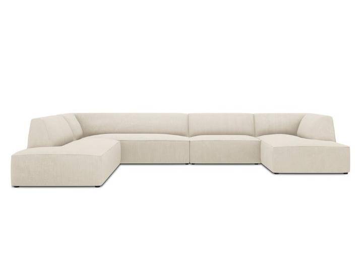 Micadoni Ecksofa Ruby, Panorama 7-Sitzer, beige, Helles Beige von micadoni