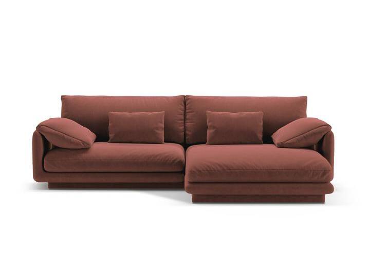 Micadoni Ecksofa Torino, 4-Sitzer, braun, Cuoio von micadoni