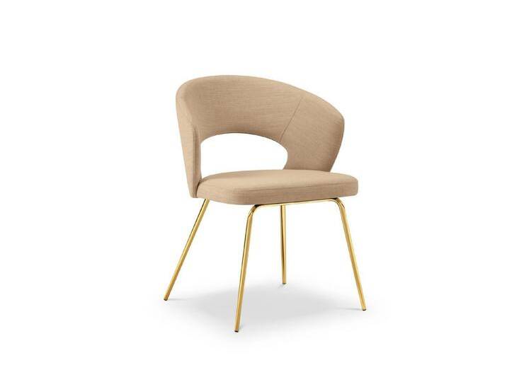 Micadoni Esszimmerstuhl Wedi, beige, Strukturierter Stoff von micadoni
