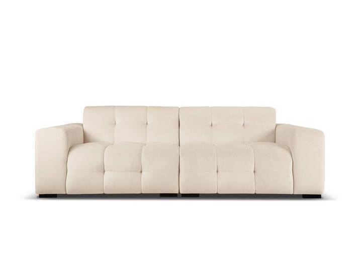 Micadoni Limited Edition 4-Sitzer-Sofa Kendal Samt Beige Samt 255x79x103 cm NADUVI von micadoni