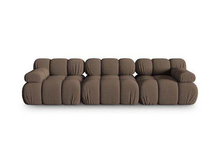 Micadoni Sofa Bellis, modular 3-Sitzer, braun, Braun von micadoni