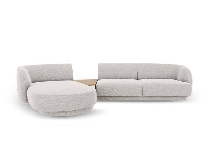 Micadoni Sofa Miley, modular mit Recamiere 3-Sitzer, grau, Hellgrau Micadoni Sofa Miley, modular mit Recamiere 3-Sitzer, grau, Hellgrau von micadoni