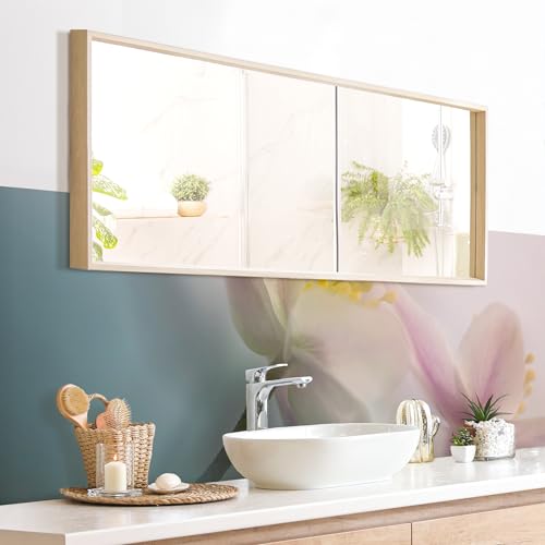 micasia Wandverkleidung Bad selbstklebend wasserfest Blumen fugenlos Wandpaneel - made in Germany - Design Hartfolie matt violett Badrückwand Landhaus statt Fliesen 1028-P (350x100cm) von micasia