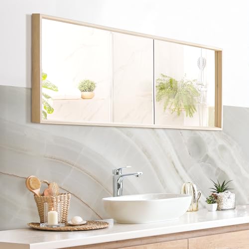 micasia Wandverkleidung Bad selbstklebend wasserfest mit Motiv fugenlos Wandpaneel - made in Germany - Design Hartfolie matt beige Badrückwand Marmoroptik Motiv statt Fliesen 1092-P (175x50cm) von micasia