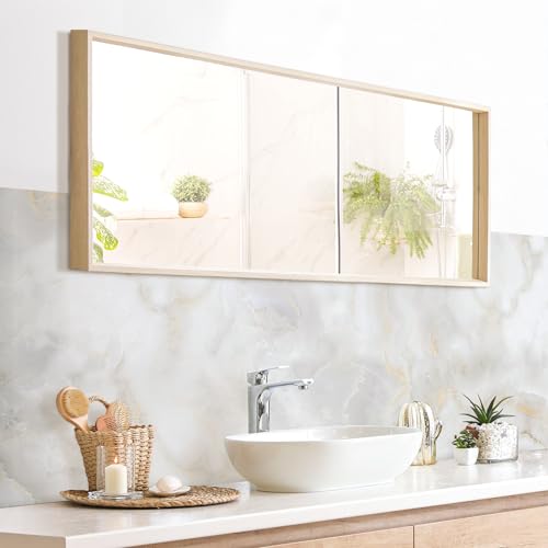 micasia Wandverkleidung Bad selbstklebend wasserfest mit Motiv fugenlos Wandpaneel - made in Germany - Design Hartfolie matt weiss Badrückwand Marmoroptik Motiv statt Fliesen 1112 (210x60cm) von micasia