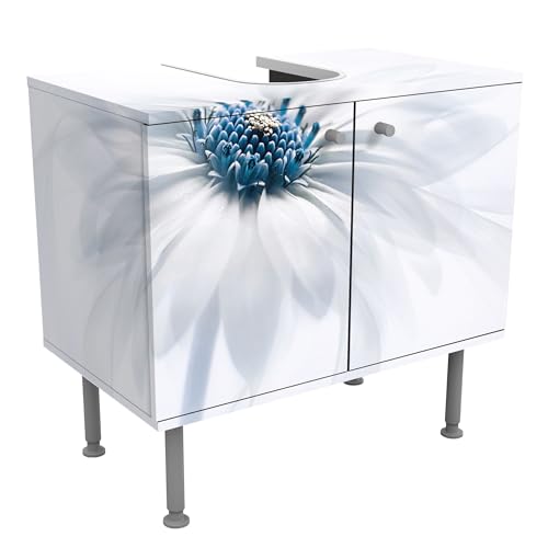 micasia Waschbeckenunterschrank 2 Türen Blumen höhenverstellbar mit Füßen - 60er Breite - originell Modern Unterschrank Weiss Bad Gäste WC Möbel mit Motiv 1712 micasia Waschbeckenunterschrank 2 Türen Blumen höhenverstellbar mit Füßen - 60er Breite - originell Modern Unterschrank Weiss Bad Gäste WC Möbel mit Motiv 1712 von micasia