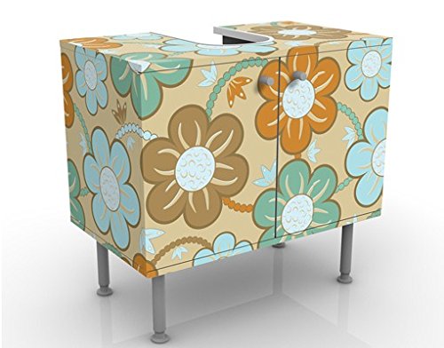 micasia Waschbeckenunterschrank 2 Türen Blumen höhenverstellbar mit Füßen - 60er Breite - originell Modern Unterschrank dekorativ Bad Gäste WC Möbel mit Motiv 1488 micasia Waschbeckenunterschrank 2 Türen Blumen höhenverstellbar mit Füßen - 60er Breite - originell Modern Unterschrank dekorativ Bad Gäste WC Möbel mit Motiv 1488 von micasia