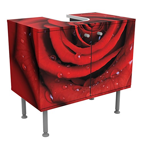 micasia Waschbeckenunterschrank 2 Türen Blumen höhenverstellbar mit Füßen - 60er Breite - originell Modern Unterschrank rot Bad Gäste WC Möbel mit Motiv 1509 micasia Waschbeckenunterschrank 2 Türen Blumen höhenverstellbar mit Füßen - 60er Breite - originell Modern Unterschrank rot Bad Gäste WC Möbel mit Motiv 1509 von micasia