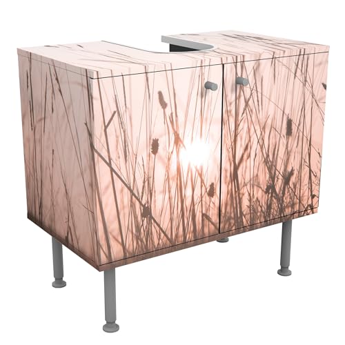 micasia Waschbeckenunterschrank 2 Türen Botanik höhenverstellbar mit Füßen - 60er Breite - Gräser Landhaus Unterschrank beige Bad Gäste WC Möbel mit Motiv 1663 micasia Waschbeckenunterschrank 2 Türen Botanik höhenverstellbar mit Füßen - 60er Breite - Gräser Landhaus Unterschrank beige Bad Gäste WC Möbel mit Motiv 1663 von micasia