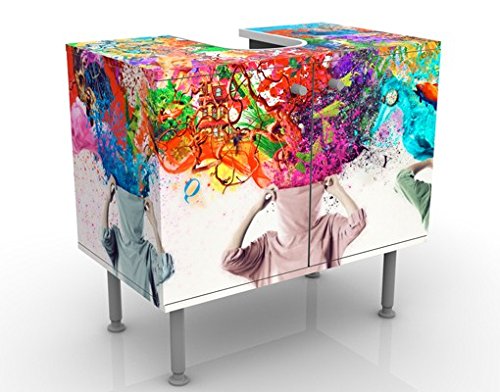 micasia Waschbeckenunterschrank 2 Türen Kunst höhenverstellbar mit Füßen - 60er Breite - originell Modern Unterschrank dekorativ Bad Gäste WC Möbel mit Motiv 1081 micasia Waschbeckenunterschrank 2 Türen Kunst höhenverstellbar mit Füßen - 60er Breite - originell Modern Unterschrank dekorativ Bad Gäste WC Möbel mit Motiv 1081 von micasia