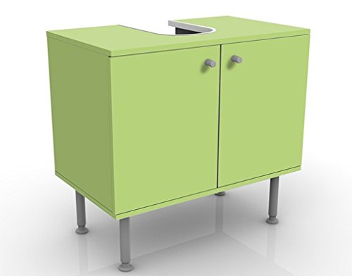 micasia Waschbeckenunterschrank 2 Türen Motiv höhenverstellbar mit Füßen - 60er Breite - originell Unifarben Unterschrank dekorativ Bad Gäste WC Möbel mit Motiv 1128 von micasia